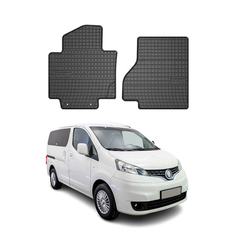 Tapis de Sol pour Nissan NV200 EV 2013-2025 Caoutchouc Noir