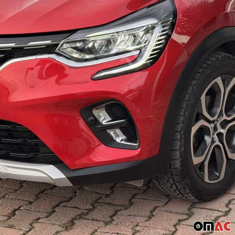 Cache de cadre de feu antibrouillard pour Renault Captur 2020- 2025 2Pcs Acier