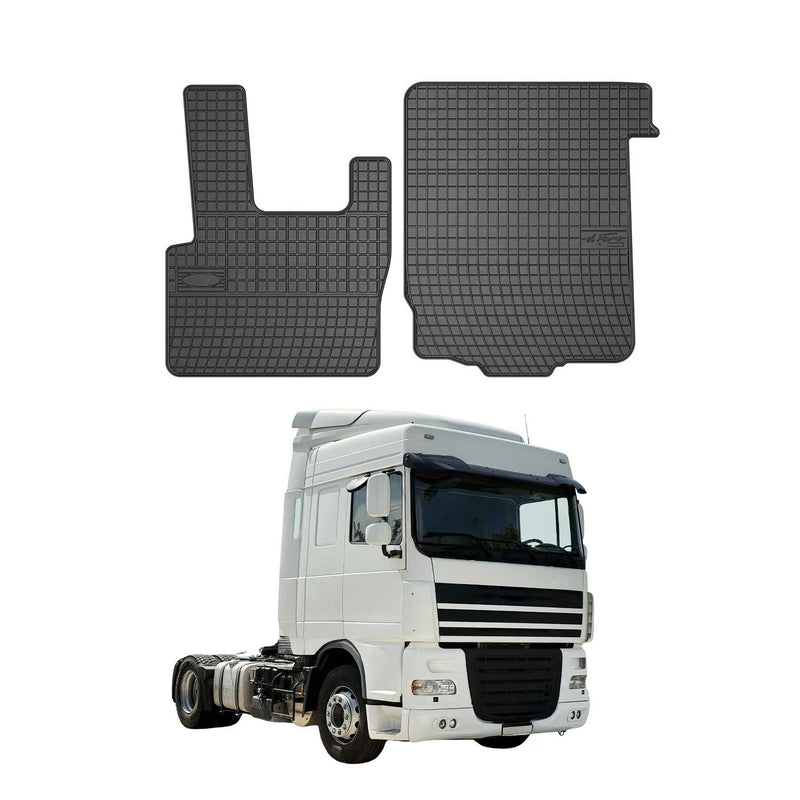 Tapis de Sol pour DAF DAF XF 1997-2025 Caoutchouc Noir