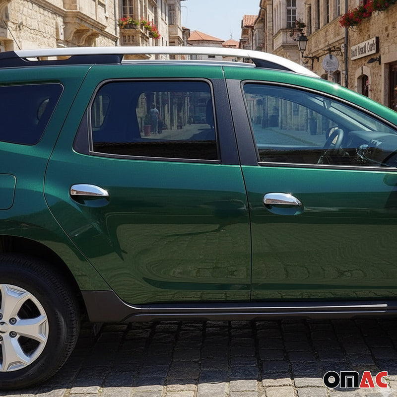 Couverture de poignée de porte pour Dacia Duster 2018-2024 en Acier Inoxydable