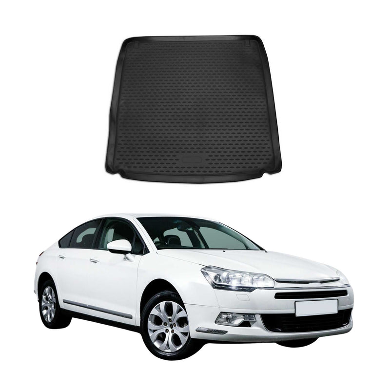 Tapis de Coffre pour Citroen C5 2011-2022 TPE Noir