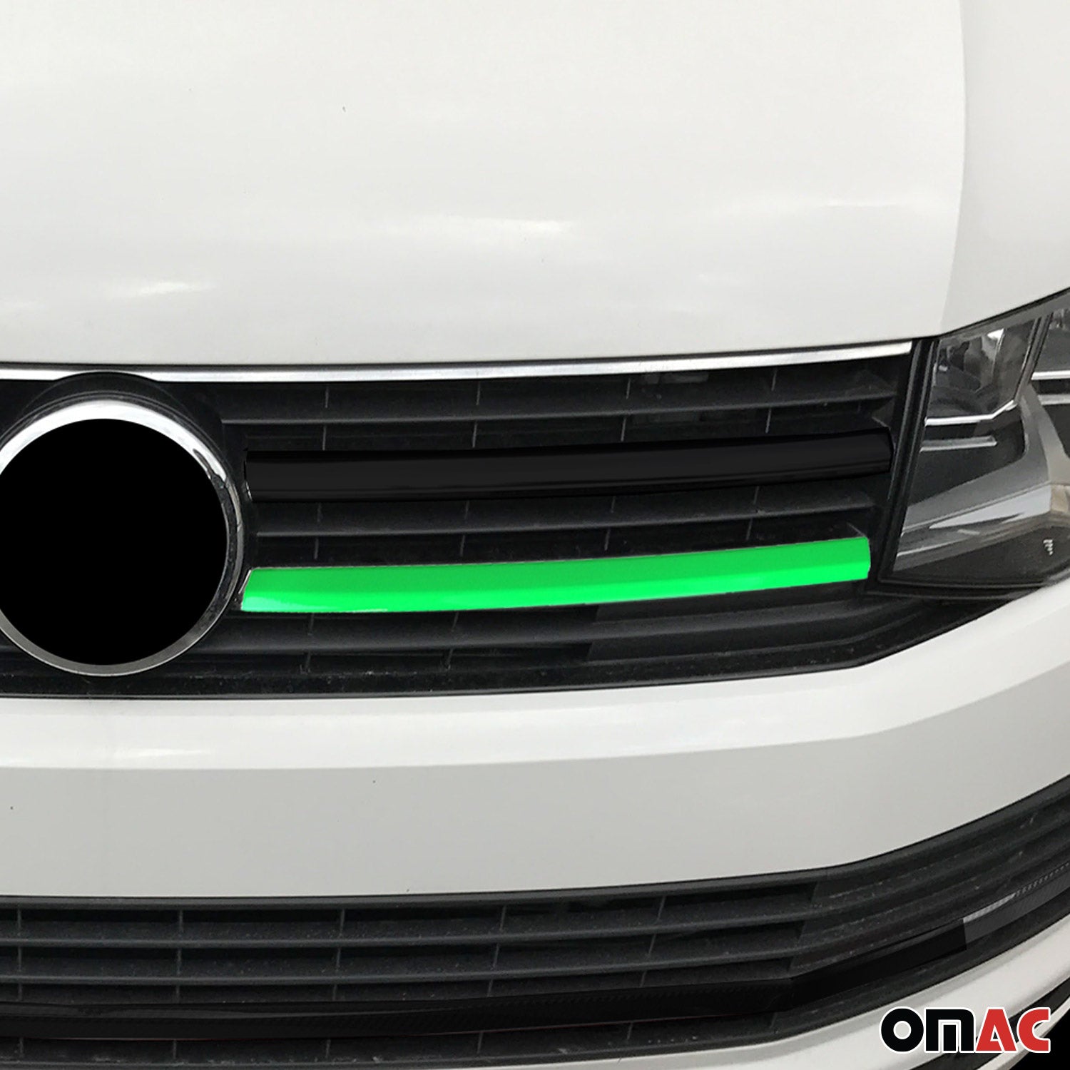 Moulure Grille de Calandre pour VW T6 Transporter 2015-2019 Highline Acier 2Pcs