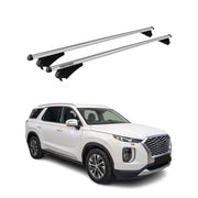Tiger Barres de toit transversales pour Hyundai Palisade 2019-2024 Gris