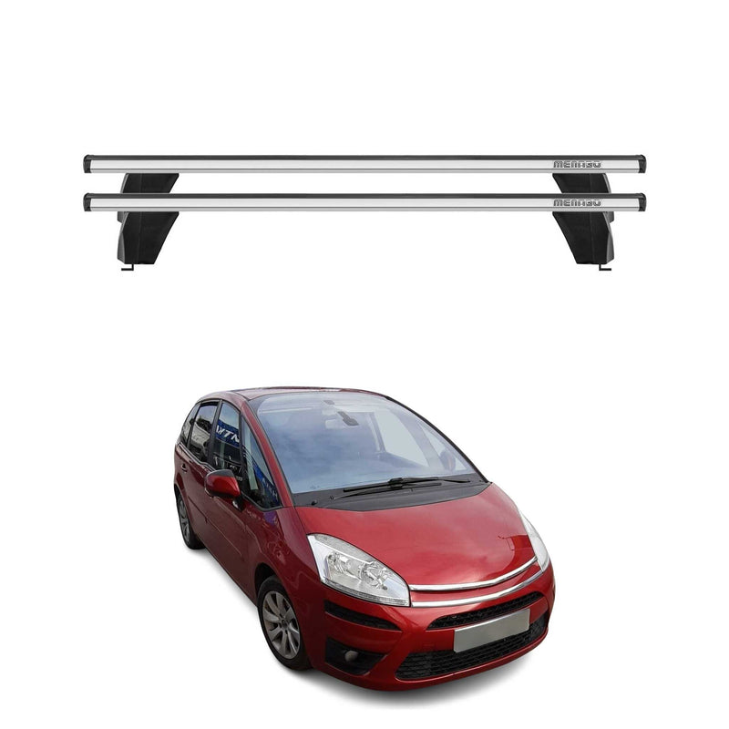 Barres de toit Transversales pour Citroen C4 Picasso I 2006-2013 Alu Gris 2x