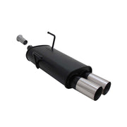 Échappement arrière sport Novus pour Peugeot 206 2x76mm RL-Design avec ABE