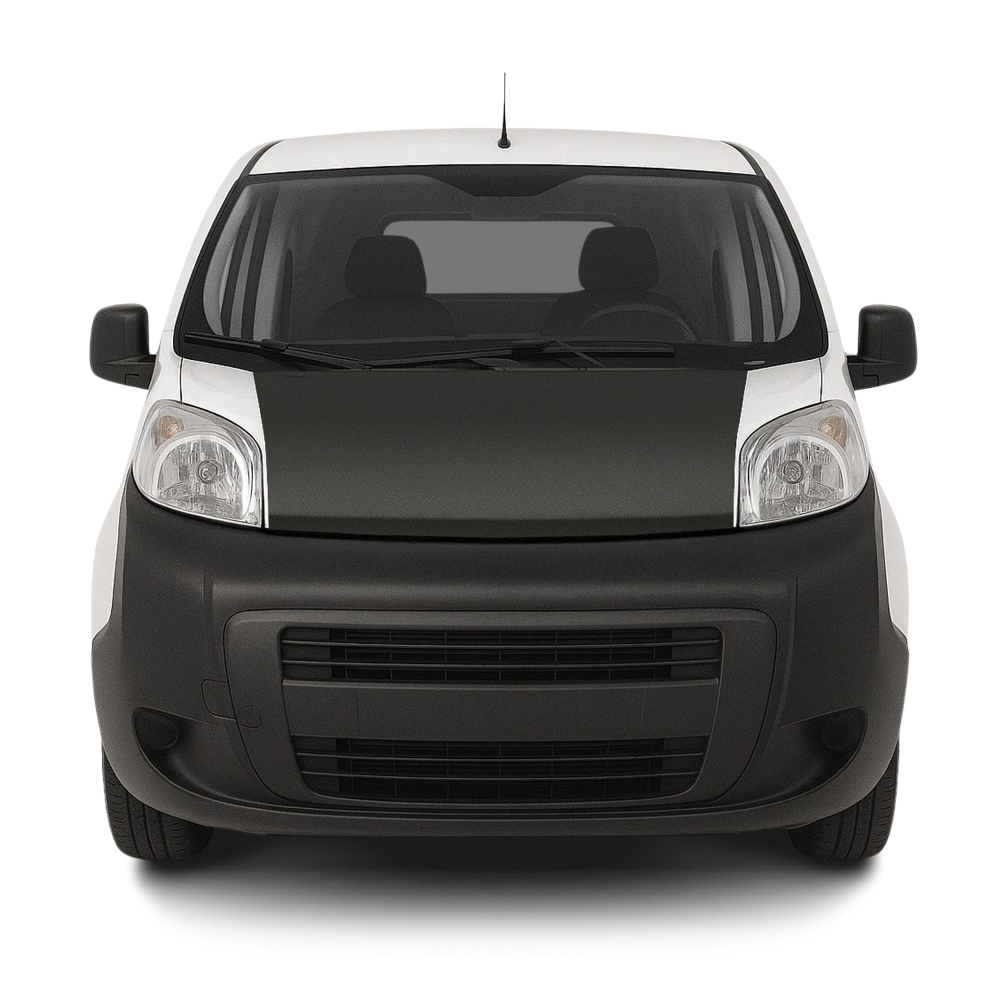 Protège Capot pour Fiat Fiorino Qubo 2007-2021 Masque de voiture vinyle Noir