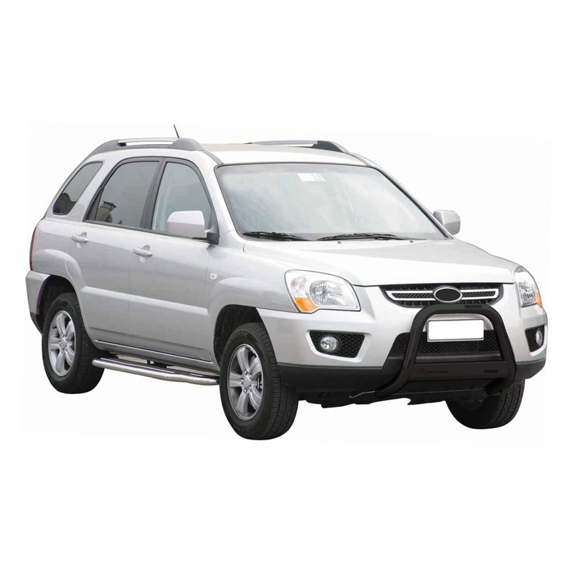 Pare-buffle Avant pour Kia Sportage 2008-2010 63 mm en Acier Noir