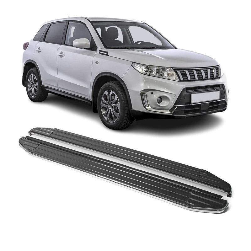 Marchepieds Latéraux pour Suzuki Vitara 2015-2023 ABE Alu
