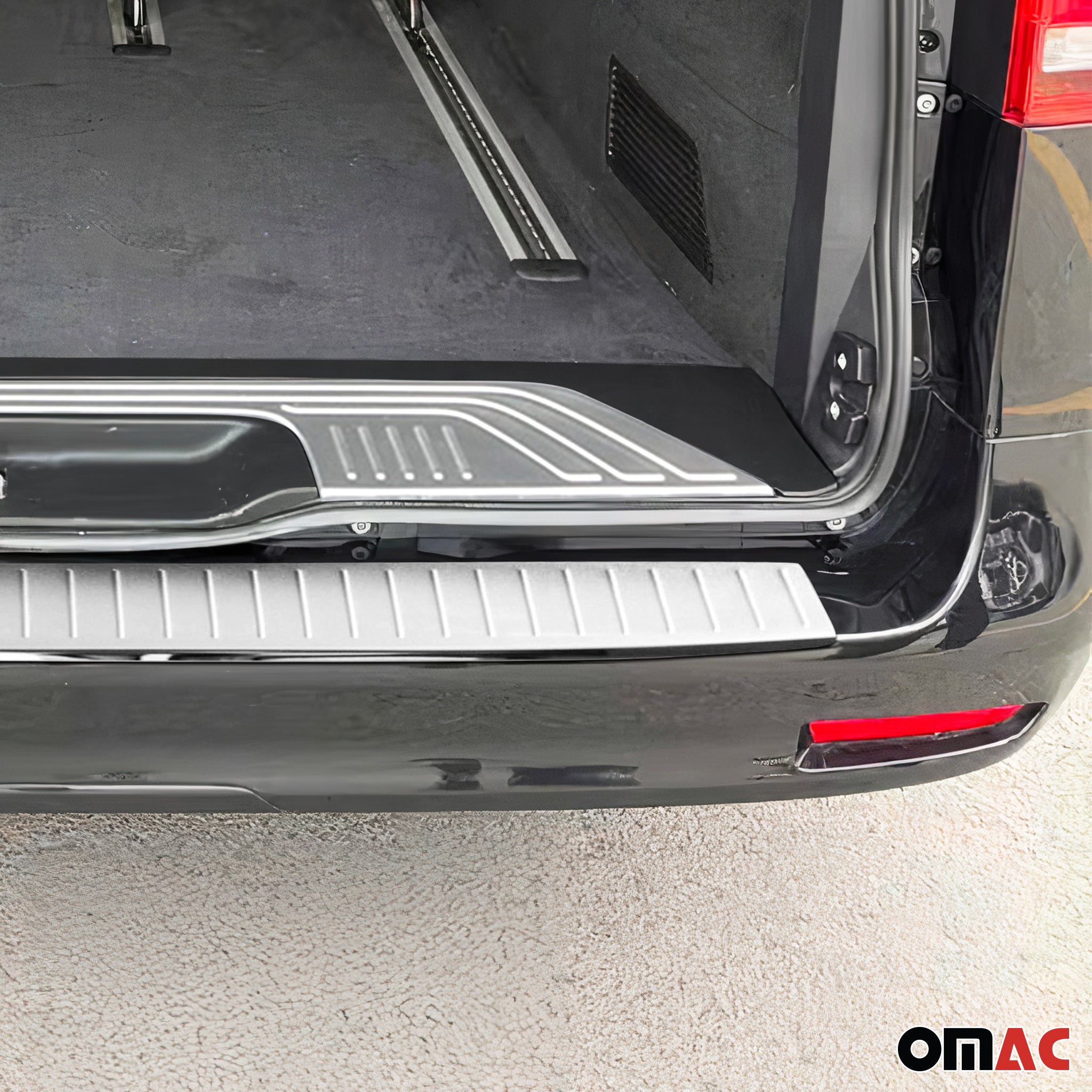 Kit Protection de Pare-Chocs arrière pour Mercedes Vito W447 2014-26 Brossé inox