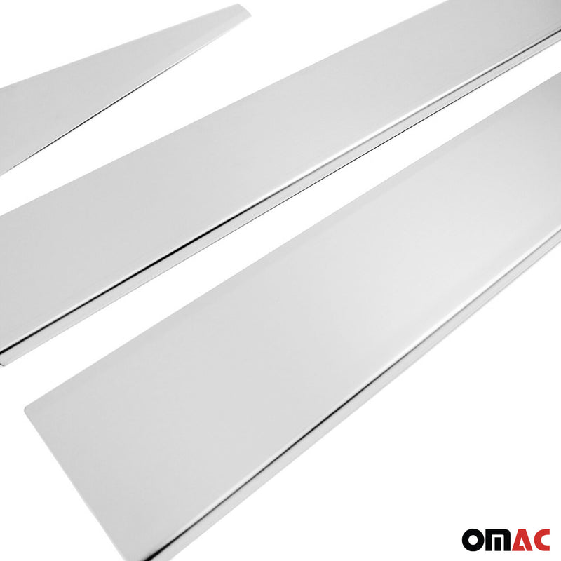 Seuils de porte pour Land Rover Freelander 2006-2014 en acier inox Chromé brossé