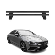 Menabo Barres de toit Transversales pour Mercedes CLA C118 2019-2026 Alu Noir