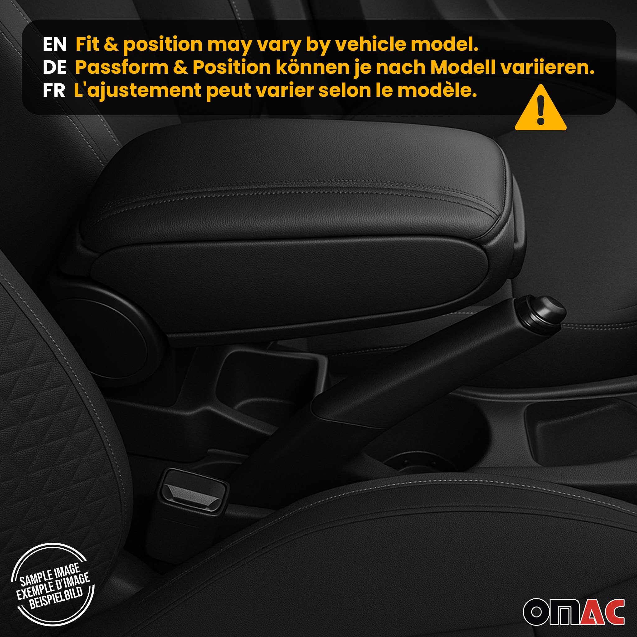 Accoudoir pour Renault Clio V HB 2019-2025 Vinyl Abs Noir