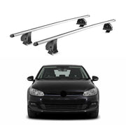 Barres de toit Alu pour VW Golf mk7 HB Break 2012-2020 5Portes TÜV Gris 2Pcs