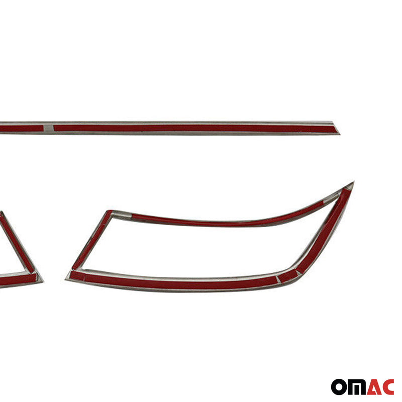 Garniture de Diffuseur de Pare-chocs Arrière pour Skoda Octavia 2012-2019 3Pcs