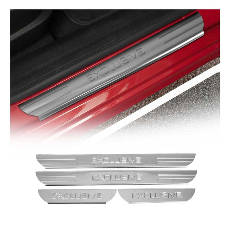 Couverture de Seuil de porte pour Toyota RAV4 2006-2012 inox chromé Exclusive 4x