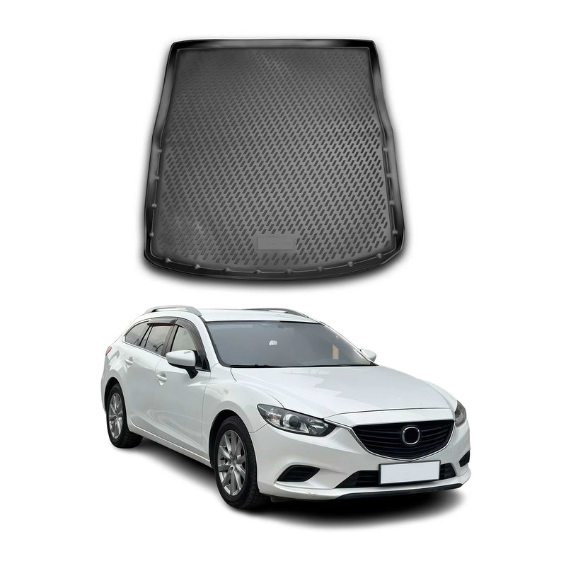 Tapis de Coffre pour Mazda Mazda 6 2012-2025 Noir