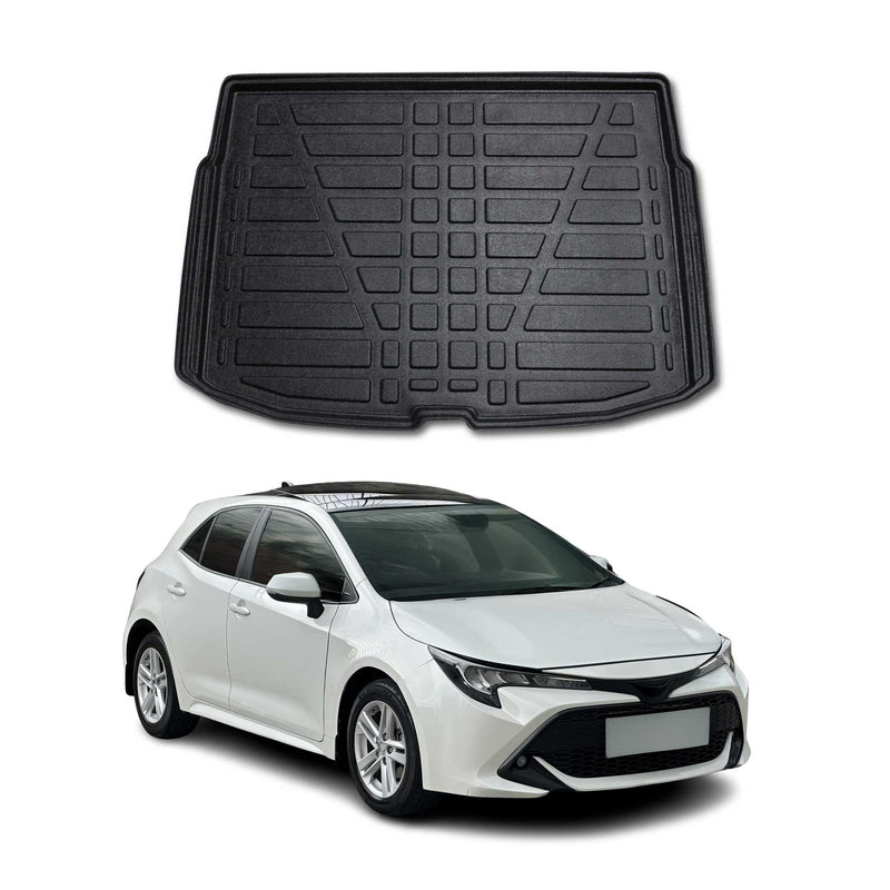 Tapis de Coffre pour Toyota Corolla 2019-2025 HB en TPE Noir