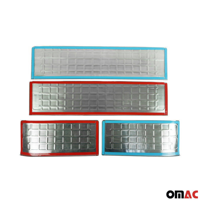 Couverture de Seuil de porte pour Peugeot Expert Traveller 2016-25 acier chromé