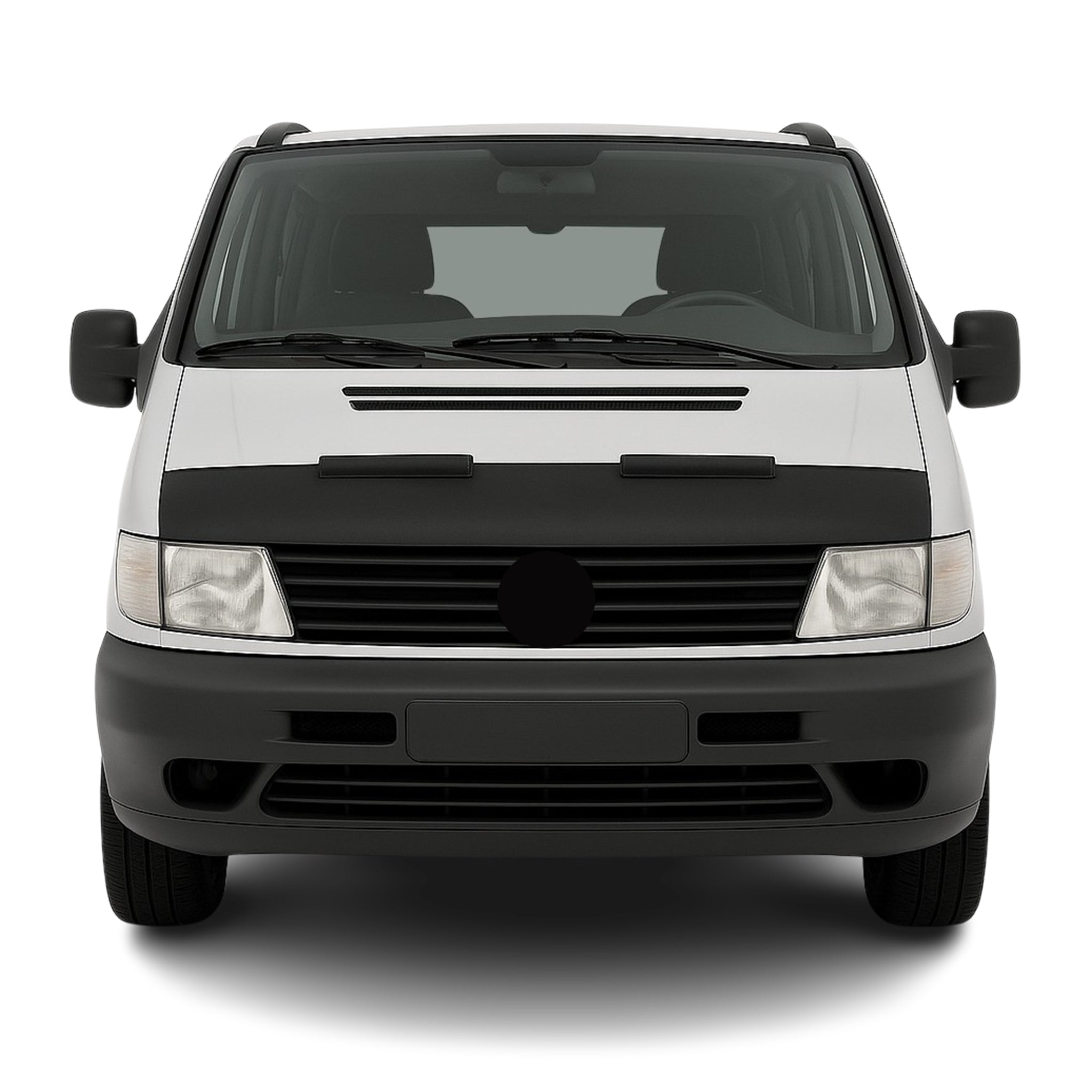 Protège Capot pour Mercedes Vito W638 1996-2003 Masque de voiture vinyle Noir