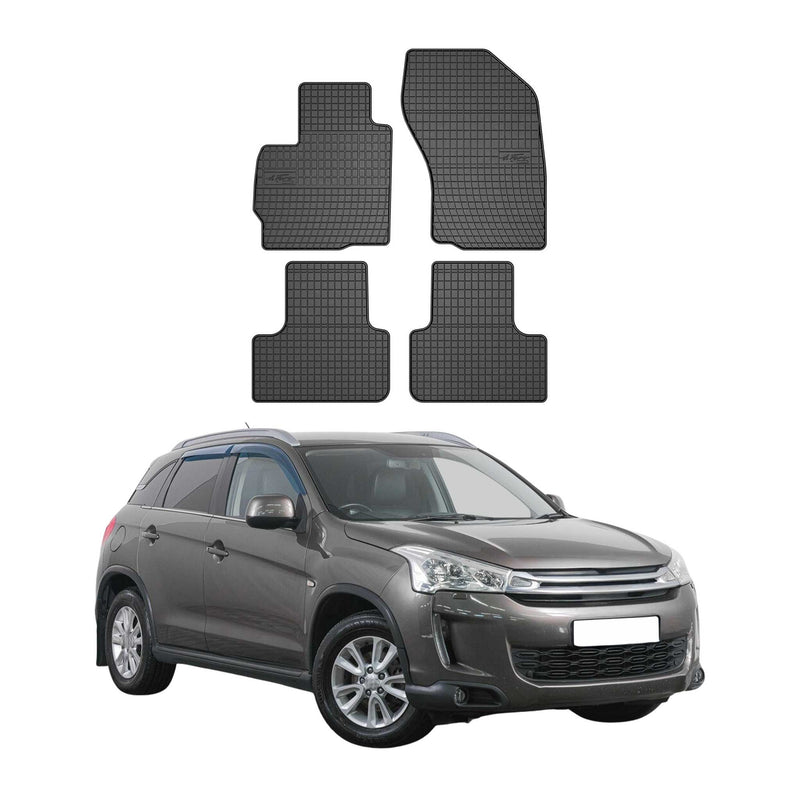 Tapis de Sol pour Citroen C4 Aircross 2012-2017 OMAC Noir Caoutchouc