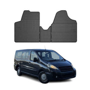 Tapis de Sol pour Fiat Scudo II 2007-2016 Convient à 1ème rangée Noir Caoutchouc