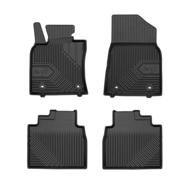 Tapis de Sol de Voiture pour Lexus ES VII 2018-2025 TPE Antidérapant Noir 4Pcs