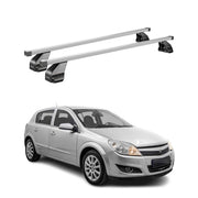 Barres de toit transversales pour Opel Astra H 2004-2011 Gris