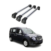 Barres de toit transversales pour Mercedes Citan 2013-2021 noir gris en Alu