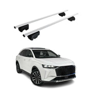 Barres de toit Transversales pour DS7 Crossback / DS 7 2017-2026 ABE Gris 2x