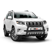 Pare-Buffle Avant Pour Toyota Land Cruiser 150 2019-2023 en Acier Noir
