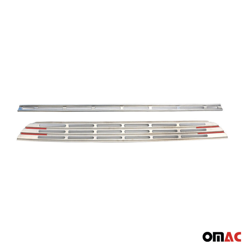 Moulure de Grille de Calandre pour Peugeot Partner Tepee 2008-2015 Chromé 2Pcs