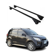 Barres de toit Transversales pour Daihatsu Terios 2006-2013 Fer Noir