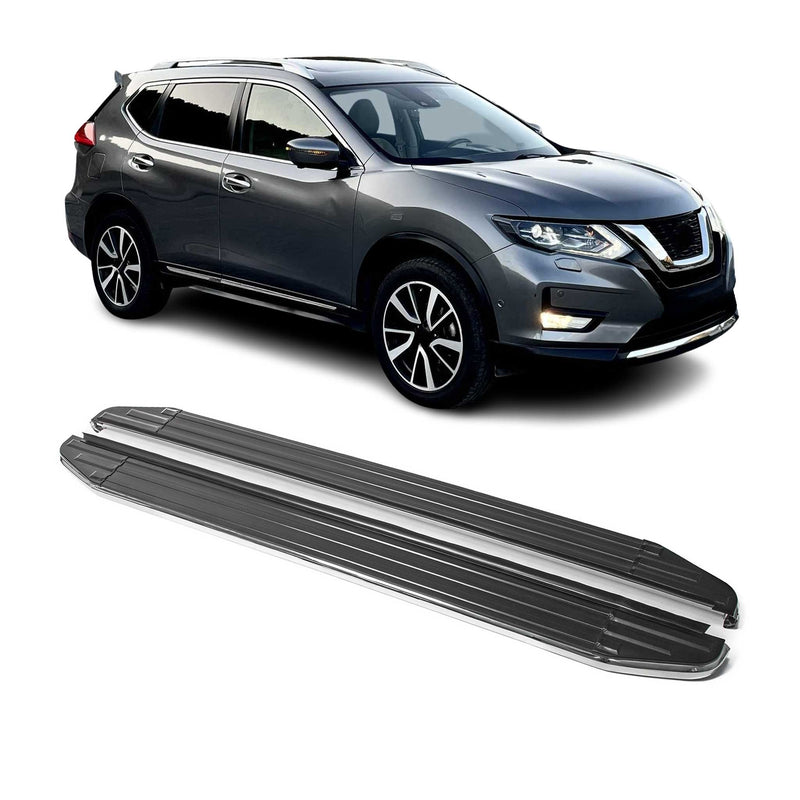 Marchepieds Latéraux pour Nissan X-Trail 2015-2018 ABE Alu