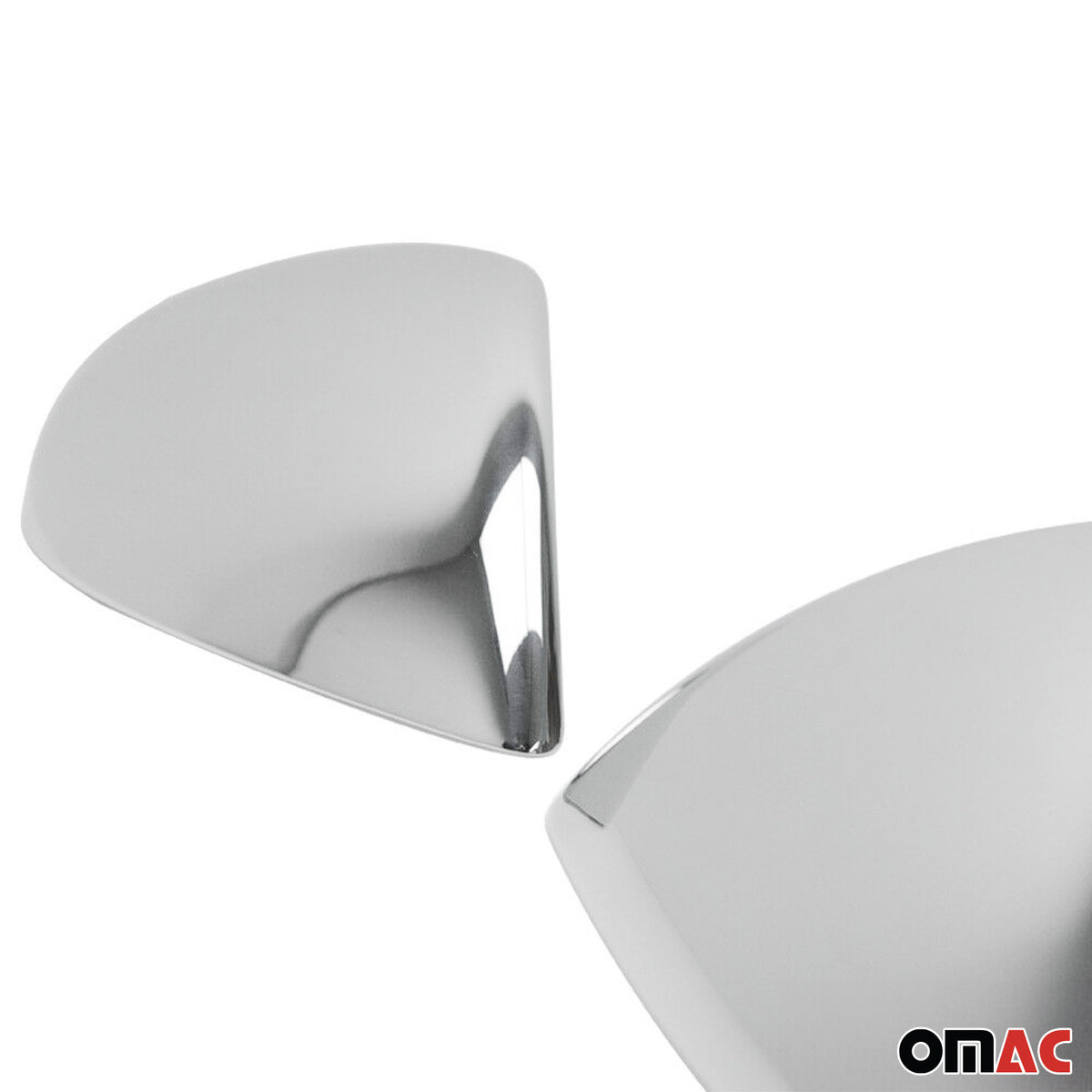 Coques de Rétroviseurs pour VW Touareg mk2 2010-2015 Pre-FL Acier Chromé Argent
