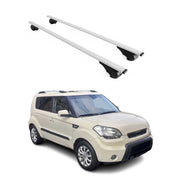 Barres de toit Transversales pour Kia Soul 2009-2013 Fer Argent