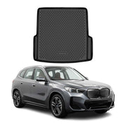 OMAC Tapis de coffre pour BMW iX1 U11 2022-2026 sans niches latérales TPE Noir