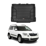Tapis de Coffre pour Skoda Yeti 2009-2017 TPE Noir