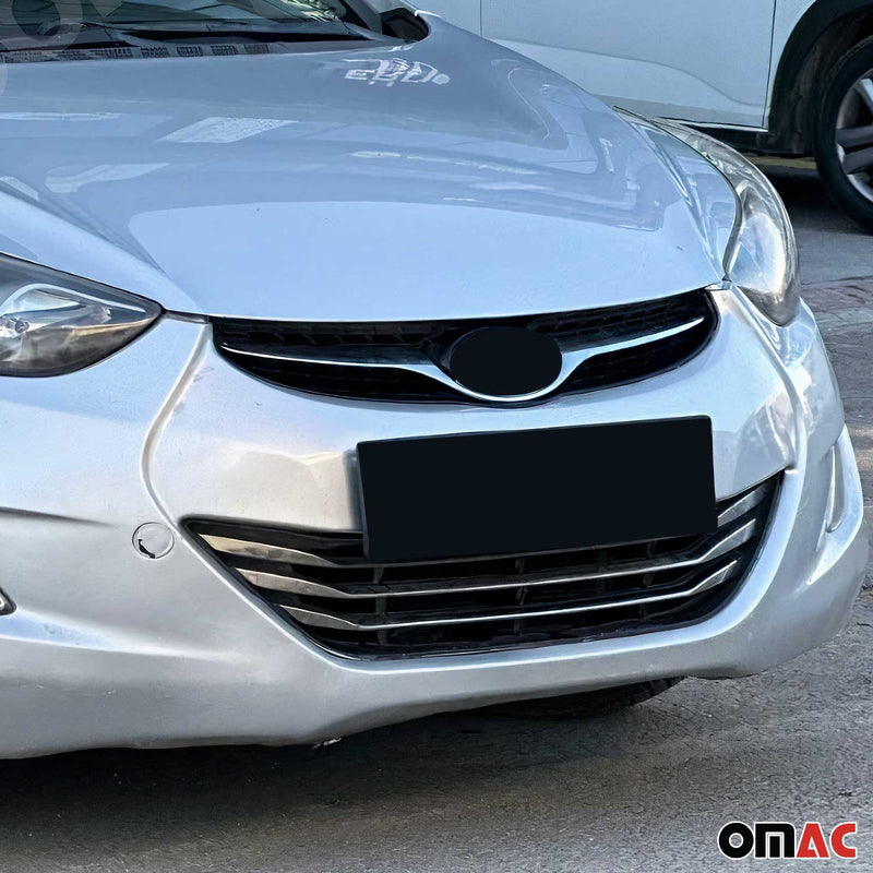 Solde Moulure De Grille De Calandre pour Hyundai Elantra 4 2011-2016 inox chrome
