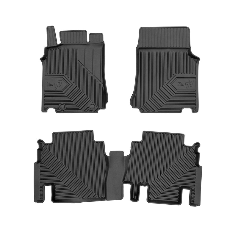 Tapis de Sol de Voiture pour Mercedes-Benz Vaneo W414 2001-2005 TPE Noir 3Pcs