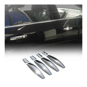 Couverture poignée de porte pour Opel Astra H 2004-2010 4 Portes Acier 8Pcs