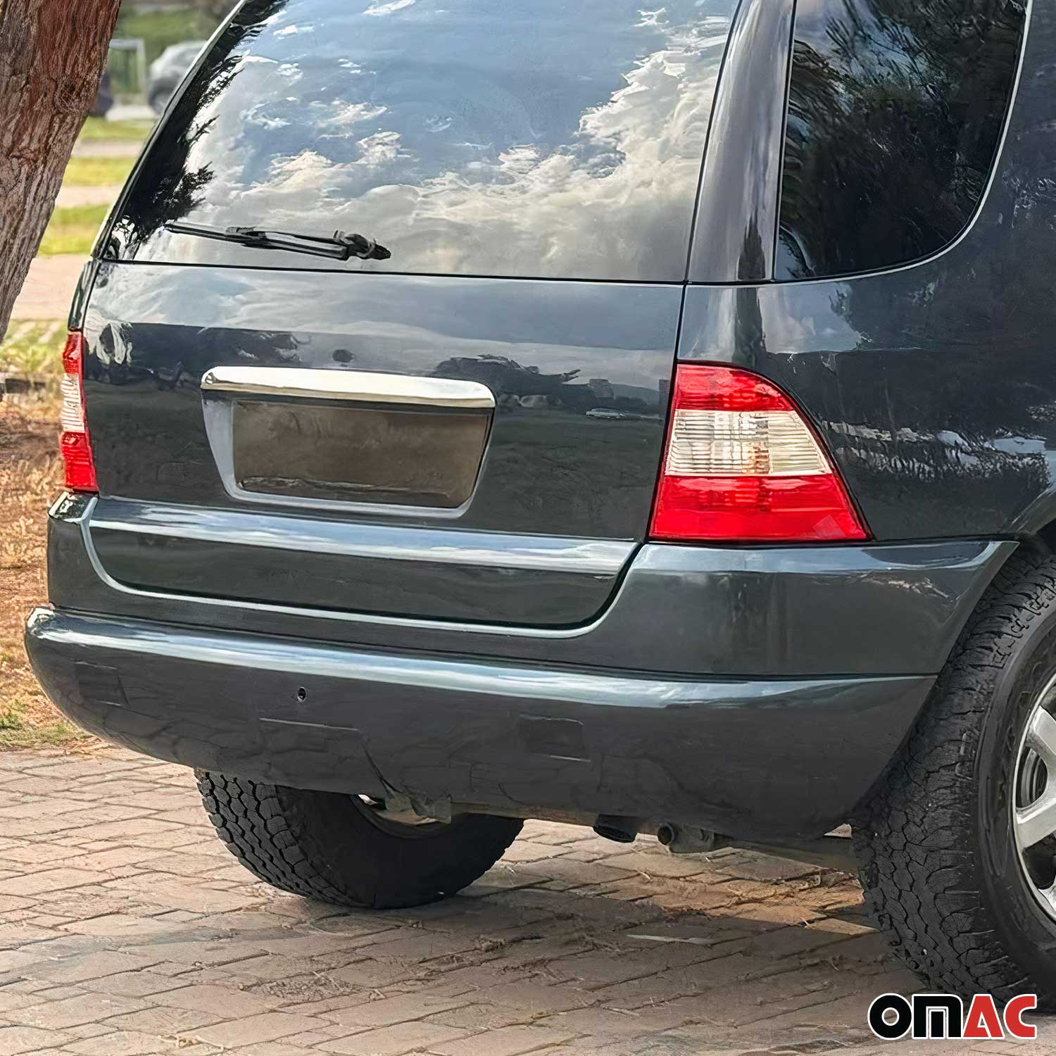 Poignée de Coffre Arrière pour Mercedes Classe M W163 1997-2005 acier inox