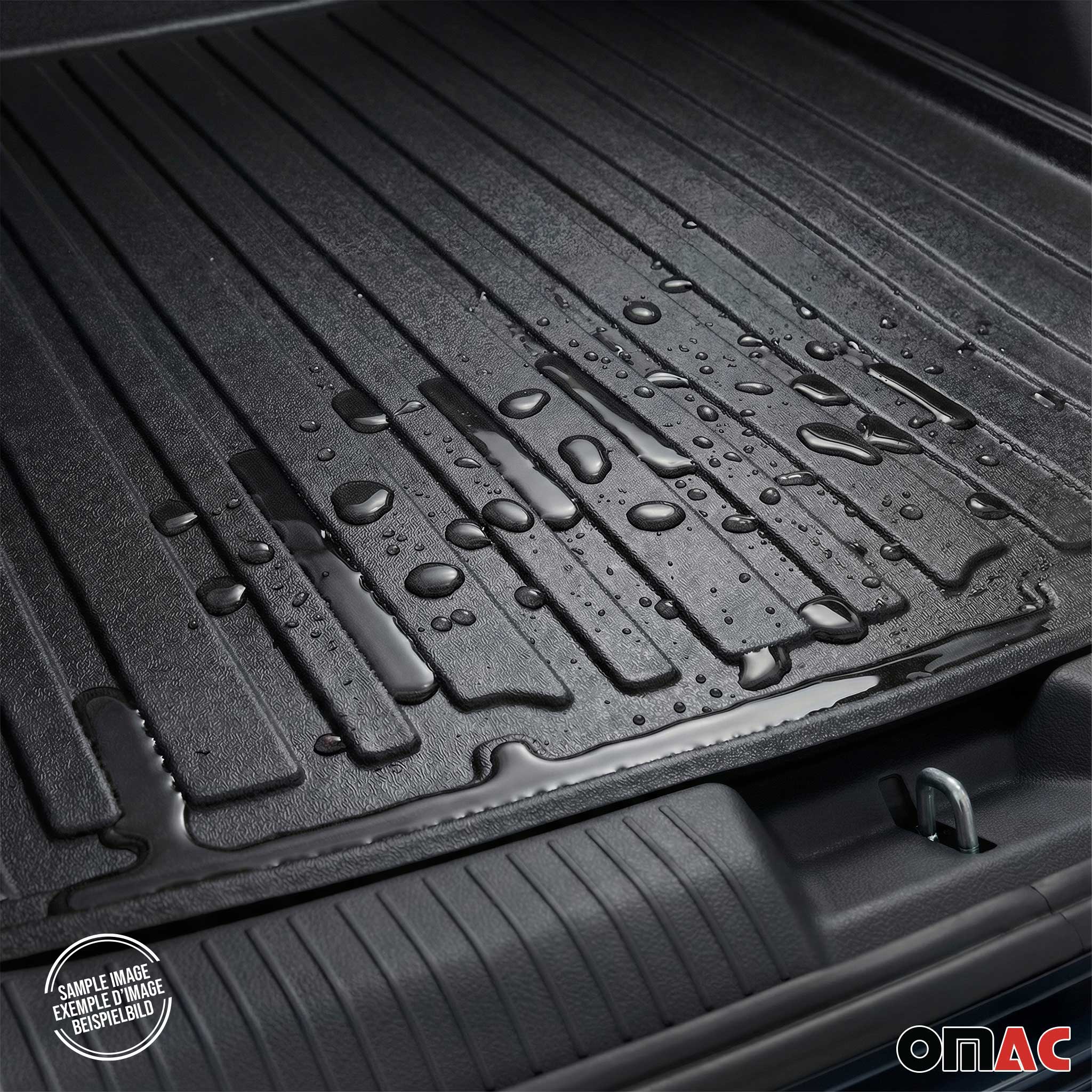 OMAC Tapis de Coffre pour Renault Megane E-Tech 2022-2026 en TPE Noir