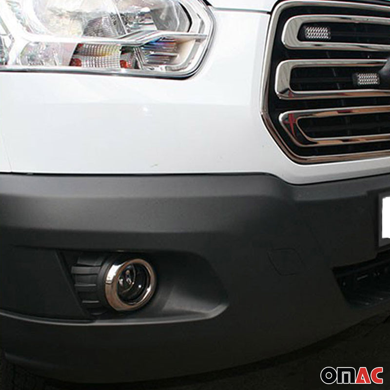 Cadre de Phare Antibrouillard pour Fiat Ducato 2014-2025 en acier inoxydable