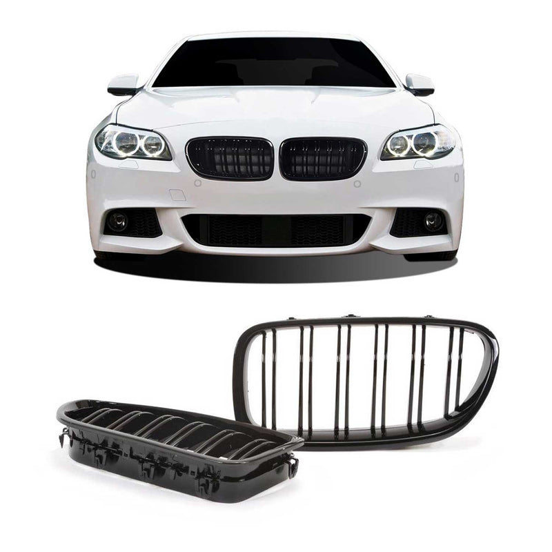 Calandre JOM Pare-chocs avant pour BMW Series 5 F10/F11/F18 2010-2015 ABS Noir