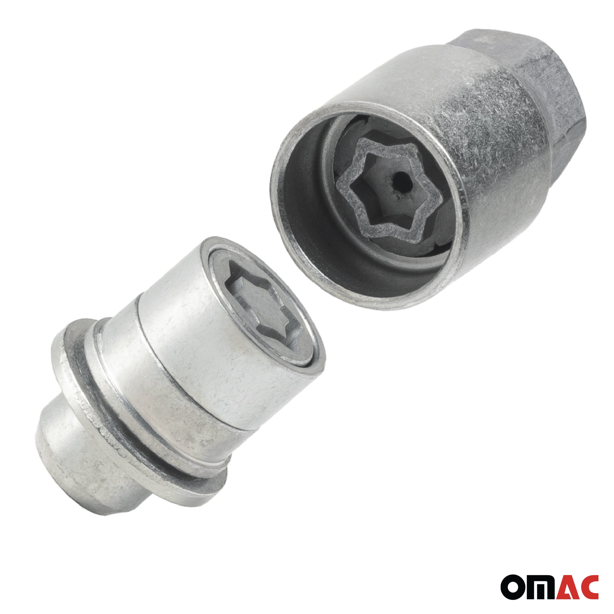 Vis de roue antivol pour Jaguar XF 2008-2024 Acier Gris lot de 4 M12X1,5