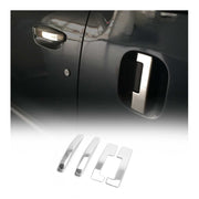 Couverture de poignée de porte pour Dacia Dokker 2012-2021 en Acier Inox 4Pcs