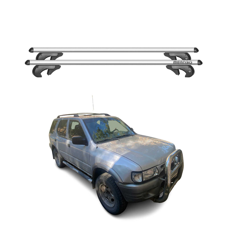 Barres de toit transversales pour Isuzu Rodeo 1998-2004 90kg Alu Gris 2tlg