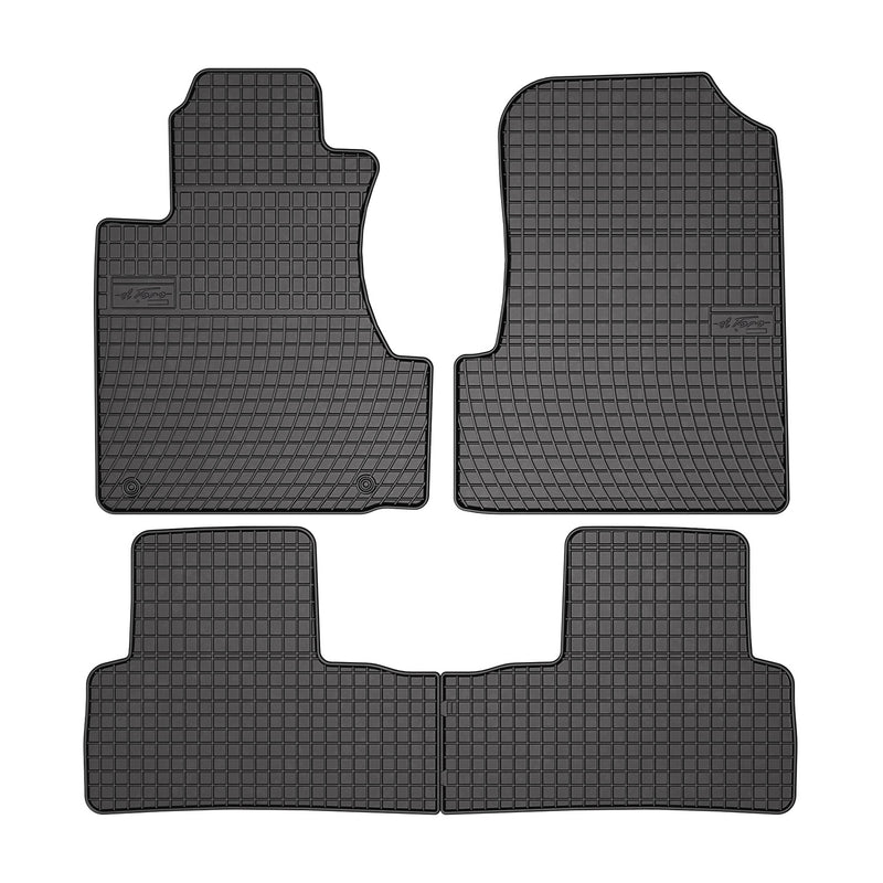 Tapis de Sol pour Honda CR-V 2006-2012 Caoutchouc Noir