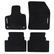 Tapis de Sol de Voiture pour Citroen C5 Aircross 2018-2025 Velours Noir 4Pcs