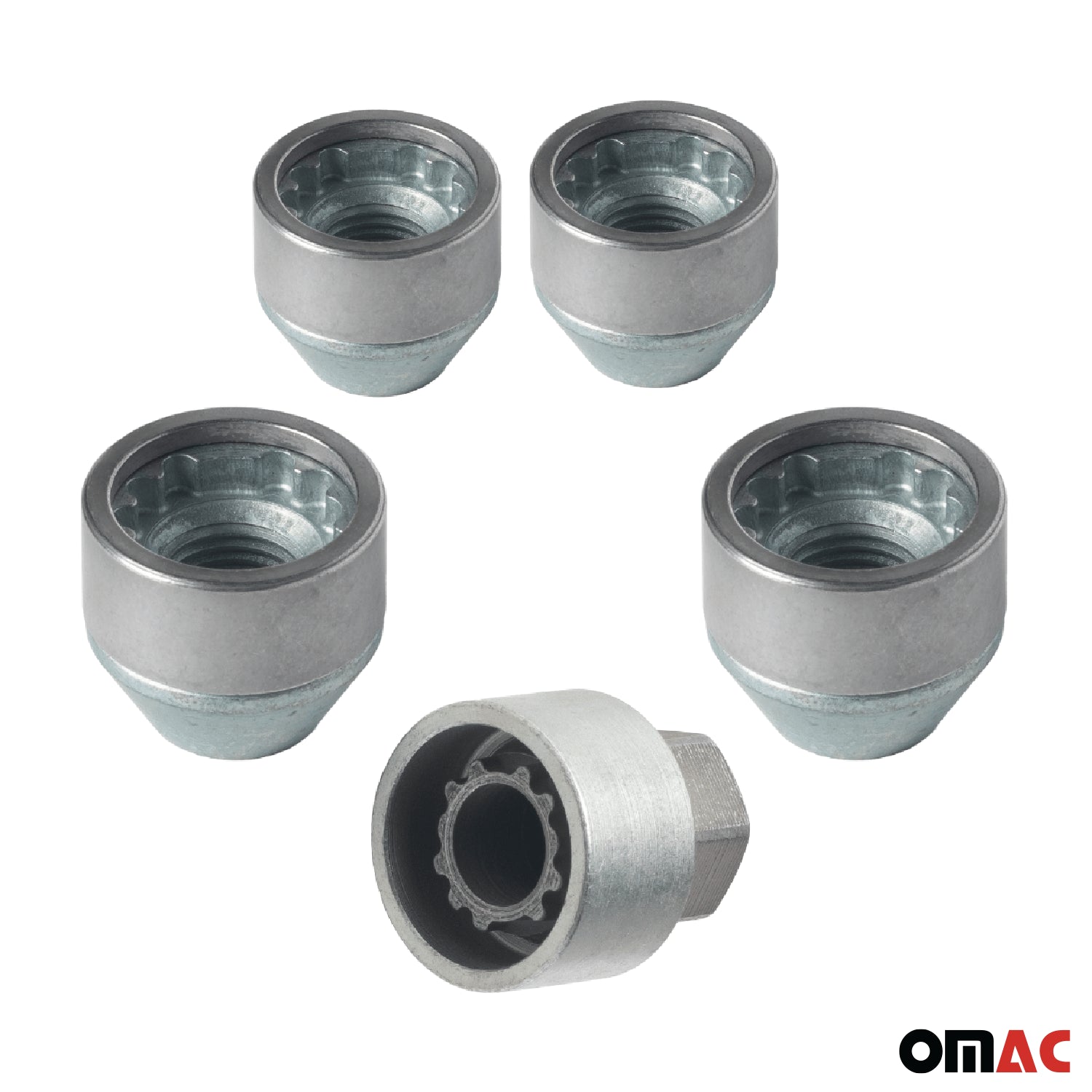 Vis de roue antivol pour Ssangyong Actyon dès 2007 Gris lot de 4 M12X1,5